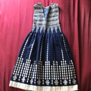 Max edition blue dress.